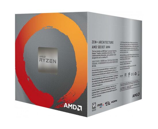 Процессор AMD Ryzen 5 3400G (YD3400C5FHBOX), изображение 3 Процессор AMD Ryzen 5 3400G (YD3400C5FHBOX), изображение 3