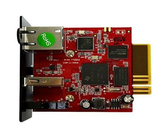 Мережева карта Powercom SNMP-адаптер NetAgent (DY807) 1-port (DY807), зображення 2 Мережева карта Powercom SNMP-адаптер NetAgent (DY807) 1-port (DY807), зображення 2