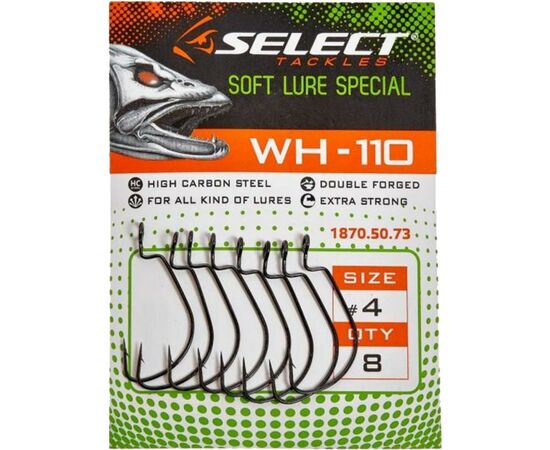 Крючок Select WH-110 1/0 (5 шт/уп) (1870.50.76), изображение 2