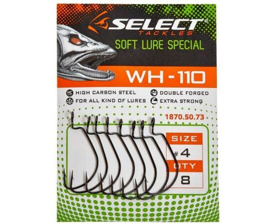 Гачок Select WH-110 04 (8 шт/уп) (1870.50.73), зображення 2 Гачок Select WH-110 04 (8 шт/уп) (1870.50.73), зображення 2