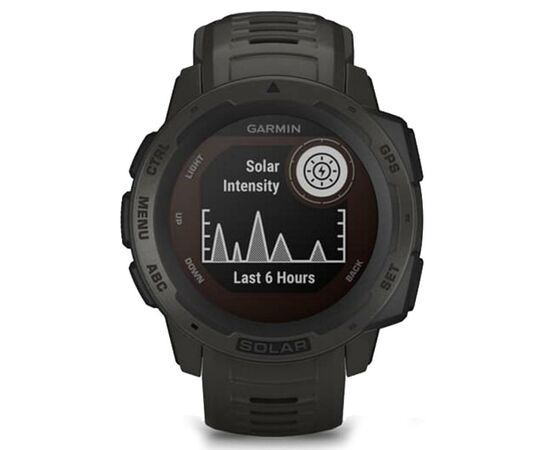 Смарт-часы Garmin Instinct Solar, Graphite (010-02293-00), изображение 2 Смарт-часы Garmin Instinct Solar, Graphite (010-02293-00), изображение 2