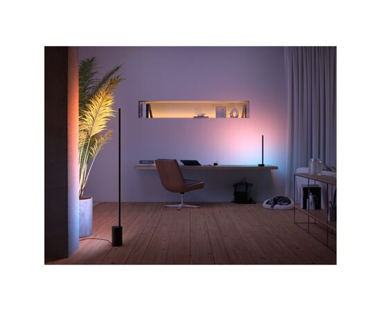 Светильник Philips Hue Signe, 2000K-6500K, RGB, Gradient, ZigBee, димування, 145см, чорний (915005987201), изображение 5 Светильник Philips Hue Signe, 2000K-6500K, RGB, Gradient, ZigBee, димування, 145см, чорний (915005987201), изображение 5