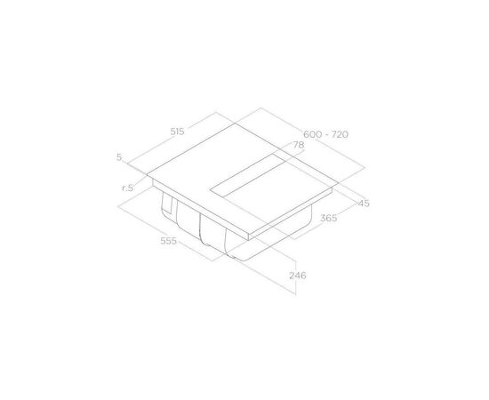 Варочна поверхня Elica NIKOLATESLA FIT BL/A/70, зображення 4 Варочна поверхня Elica NIKOLATESLA FIT BL/A/70, зображення 4