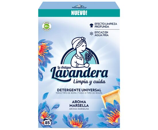 Пральний порошок La Antigua Lavandera Марсельський аромат 5.1 кг (8435495815112)