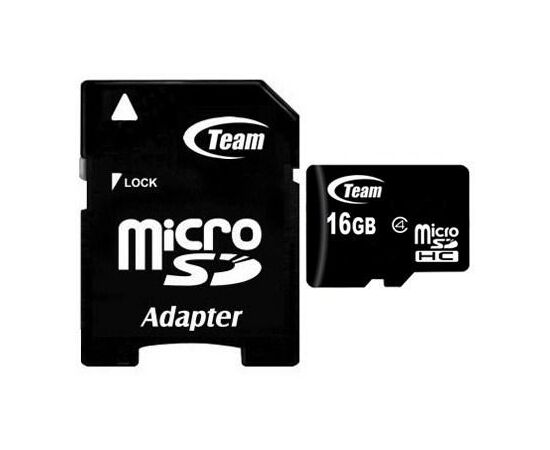Карта памяти Team 16Gb microSDHC class 4 (TUSDH16GCL403)