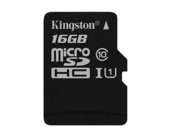 Карта памяти Kingston 16GB microSDHC class 10 UHS-I Canvas Select (SDCS/16GB), изображение 2 Карта памяти Kingston 16GB microSDHC class 10 UHS-I Canvas Select (SDCS/16GB), изображение 2