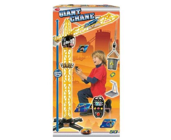 Спецтехника Dickie Toys Башенный кран на ДУ, 100 см (3462411), изображение 2 Спецтехника Dickie Toys Башенный кран на ДУ, 100 см (3462411), изображение 2
