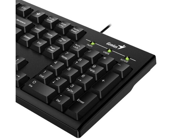 Клавиатура Genius Smart KB-100 USB Black UKR (31300005410), изображение 6 Клавиатура Genius Smart KB-100 USB Black UKR (31300005410), изображение 6