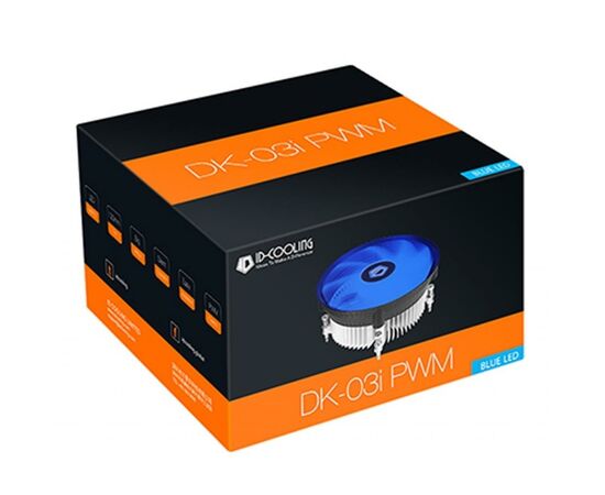 Кулер для процессора ID-Cooling DK-03i PWM Blue, изображение 6 Кулер для процессора ID-Cooling DK-03i PWM Blue, изображение 6