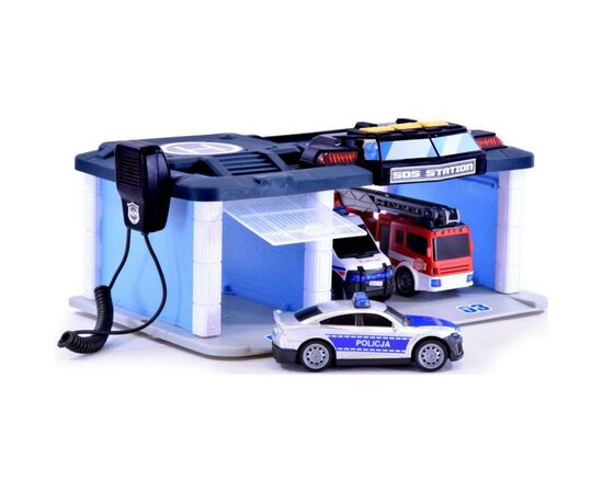 Игровой набор Dickie Toys Спасательный центр со звуковыми и световыми эффектами (3716015), изображение 2 Игровой набор Dickie Toys Спасательный центр со звуковыми и световыми эффектами (3716015), изображение 2