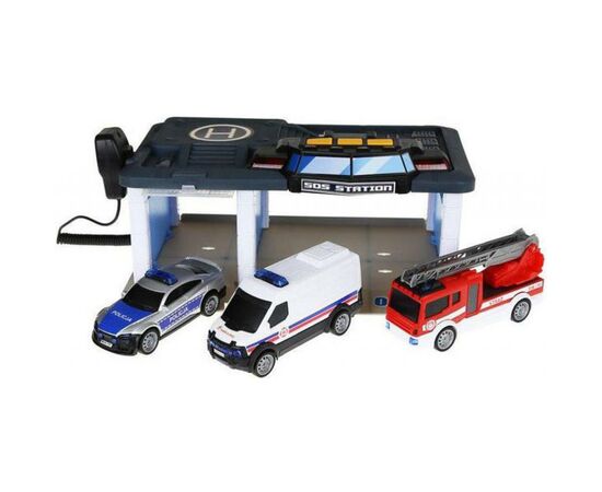 Игровой набор Dickie Toys Спасательный центр со звуковыми и световыми эффектами (3716015)