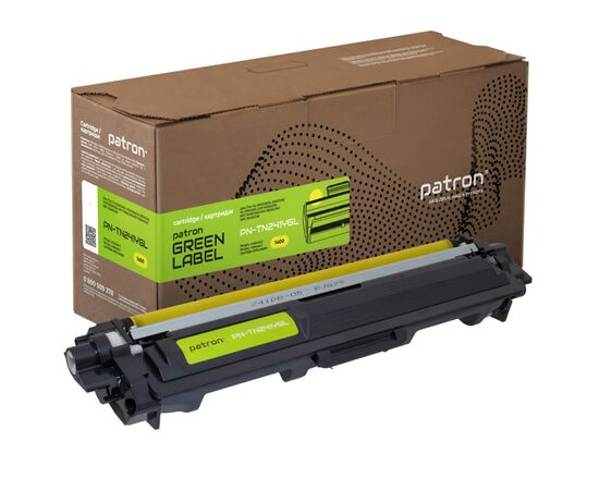 Тонер-картридж Patron Brother TN-241Y, yellow Green Label (PN-TN241YGL)