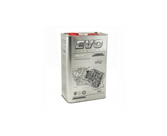 Моторное масло EVO E5 10W-40 SM/CF 4L (E5 4L 10W-40), изображение 3 Моторное масло EVO E5 10W-40 SM/CF 4L (E5 4L 10W-40), изображение 3