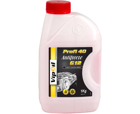 Антифриз VIPOIL G12 Profi 40 red 1кг (701402)