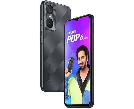Мобильный телефон Tecno BE8 (POP 6 Pro 2/32Gb) Polar Black (4895180785511), изображение 7 Мобильный телефон Tecno BE8 (POP 6 Pro 2/32Gb) Polar Black (4895180785511), изображение 7