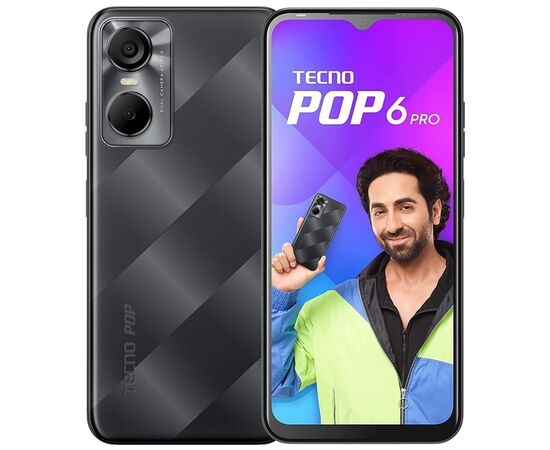 Мобильный телефон Tecno BE8 (POP 6 Pro 2/32Gb) Polar Black (4895180785511), изображение 8 Мобильный телефон Tecno BE8 (POP 6 Pro 2/32Gb) Polar Black (4895180785511), изображение 8