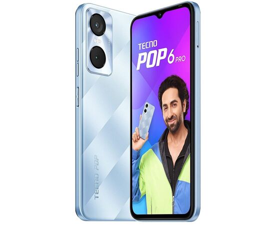 Мобільний телефон Tecno BE8 (POP 6 Pro 2/32Gb) Peaceful Blue (4895180785528), зображення 7 Мобільний телефон Tecno BE8 (POP 6 Pro 2/32Gb) Peaceful Blue (4895180785528), зображення 7