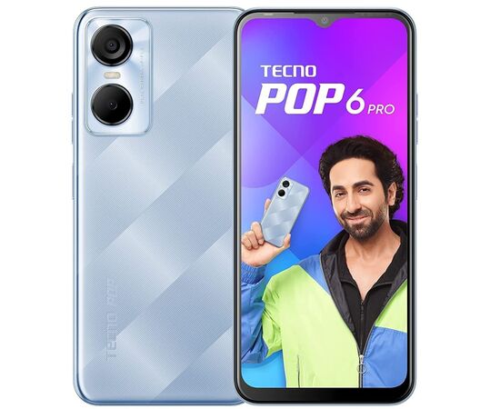 Мобільний телефон Tecno BE8 (POP 6 Pro 2/32Gb) Peaceful Blue (4895180785528), зображення 8 Мобільний телефон Tecno BE8 (POP 6 Pro 2/32Gb) Peaceful Blue (4895180785528), зображення 8