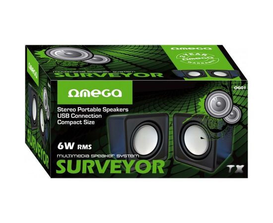 Акустическая система Omega OG-01 SURVEYOR 6W black USB (OG01), изображение 3 Акустическая система Omega OG-01 SURVEYOR 6W black USB (OG01), изображение 3
