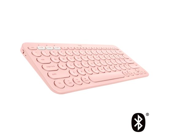 Клавіатура Logitech K380 for MAC Multi-Device Bluetooth UA Rose (920-010406)