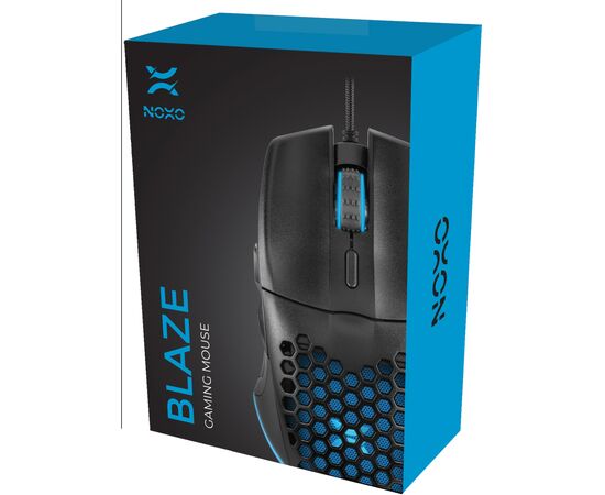Мишка Noxo Blaze Gaming mouse USB Black (4770070881903), зображення 6 Мишка Noxo Blaze Gaming mouse USB Black (4770070881903), зображення 6
