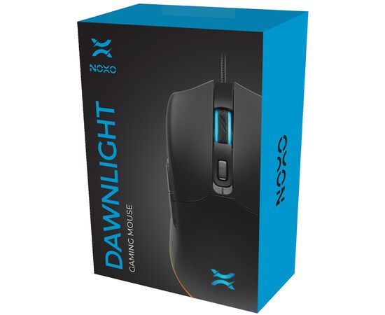 Мишка Noxo Dawnlight Gaming mouse USB Black (4770070881910), зображення 6 Мишка Noxo Dawnlight Gaming mouse USB Black (4770070881910), зображення 6