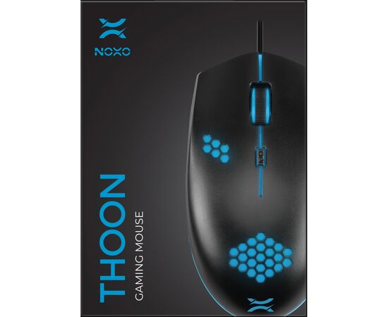 Мишка Noxo Thoon Gaming mouse USB Black (4770070881989), зображення 6 Мишка Noxo Thoon Gaming mouse USB Black (4770070881989), зображення 6