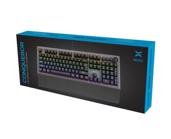 Клавіатура Noxo Conqueror Mechanical Blue Switches RU (4770070882023), зображення 7 Клавіатура Noxo Conqueror Mechanical Blue Switches RU (4770070882023), зображення 7