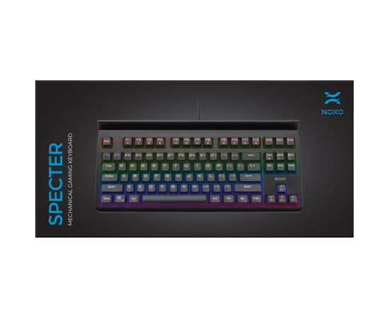 Клавіатура Noxo Specter Mechanical Blue Switches RU (4770070882108), зображення 5 Клавіатура Noxo Specter Mechanical Blue Switches RU (4770070882108), зображення 5
