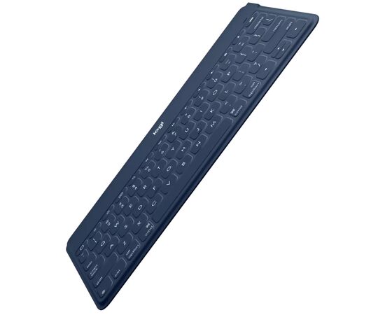 Клавиатура Logitech Keys-To-Go для iPhone iPad Apple TV UA Classic Blue (920-010060), изображение 2 Клавиатура Logitech Keys-To-Go для iPhone iPad Apple TV UA Classic Blue (920-010060), изображение 2