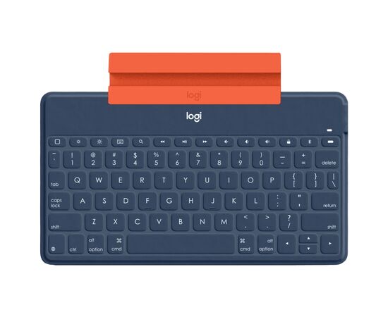 Клавиатура Logitech Keys-To-Go для iPhone iPad Apple TV UA Classic Blue (920-010060), изображение 3 Клавиатура Logitech Keys-To-Go для iPhone iPad Apple TV UA Classic Blue (920-010060), изображение 3