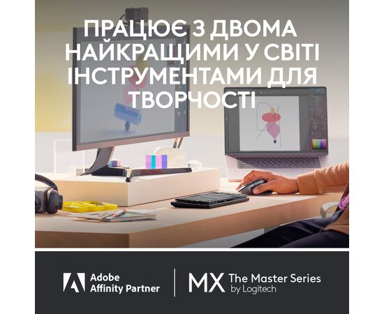 Мышка Logitech MX Master 3S For Mac Performance Wireless Pale Grey (910-006572), изображение 11 Мышка Logitech MX Master 3S For Mac Performance Wireless Pale Grey (910-006572), изображение 11