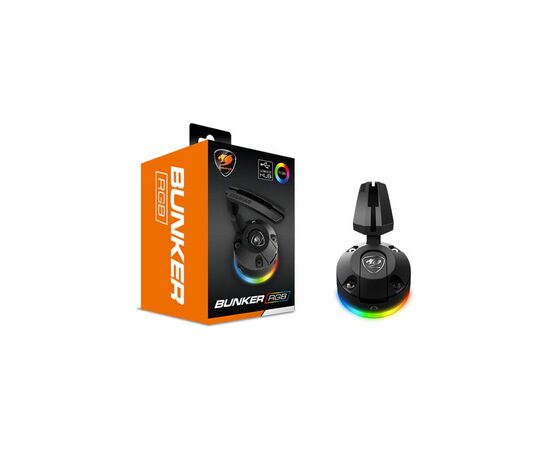 Держатель для кабеля Cougar for Mouse, RGB, 2xUSB/2.0 Hub (Bunker RGB), изображение 4 Держатель для кабеля Cougar for Mouse, RGB, 2xUSB/2.0 Hub (Bunker RGB), изображение 4