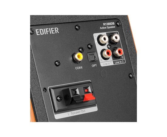 Акустическая система Edifier R1380DB Bluetooth Brown (R1380DB_Brown), изображение 4 Акустическая система Edifier R1380DB Bluetooth Brown (R1380DB_Brown), изображение 4
