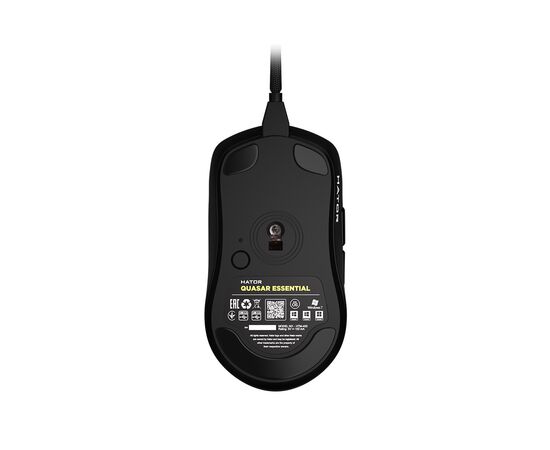 Мышка Hator Quasar Essential USB Black (HTM-400), изображение 6 Мышка Hator Quasar Essential USB Black (HTM-400), изображение 6