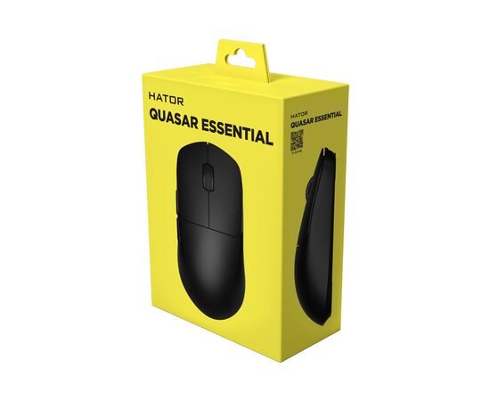 Мышка Hator Quasar Essential USB Black (HTM-400), изображение 7 Мышка Hator Quasar Essential USB Black (HTM-400), изображение 7