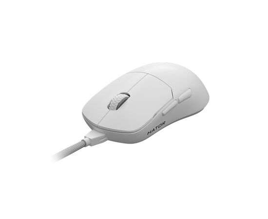 Мышка Hator Quasar Essential USB White (HTM-401), изображение 2 Мышка Hator Quasar Essential USB White (HTM-401), изображение 2