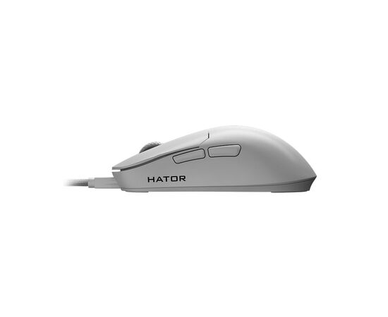 Мышка Hator Quasar Essential USB White (HTM-401), изображение 5 Мышка Hator Quasar Essential USB White (HTM-401), изображение 5