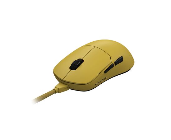 Мышка Hator Quasar Essential USB Yellow (HTM-402), изображение 2 Мышка Hator Quasar Essential USB Yellow (HTM-402), изображение 2