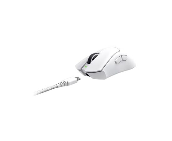 Мышка Razer DeathAdder V3 PRO Wireless White (RZ01-04630200-R3G1), изображение 5 Мышка Razer DeathAdder V3 PRO Wireless White (RZ01-04630200-R3G1), изображение 5