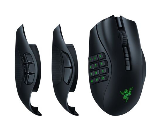 Мышка Razer Naga V2 PRO Black (RZ01-04400100-R3G1), изображение 4 Мышка Razer Naga V2 PRO Black (RZ01-04400100-R3G1), изображение 4