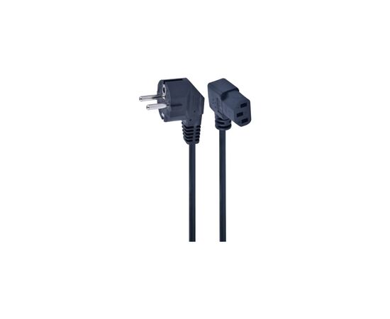 Кабель живлення С13 1.5m corner Cablexpert (PC-186A-VDE1B-1.5M)