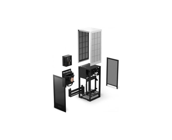 Корпус NZXT H1 White (CS-H11BW-EU), изображение 6