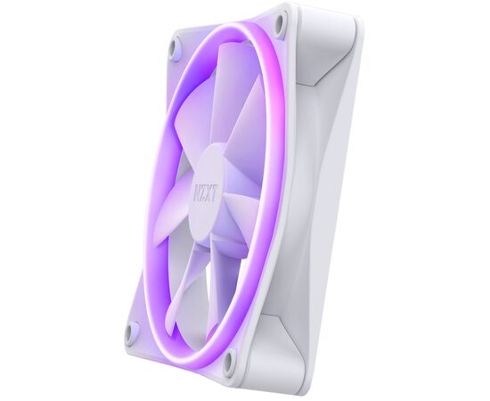 Кулер для корпуса NZXT F120RGB Single (White) (RF-R12SF-W1), изображение 3 Кулер для корпуса NZXT F120RGB Single (White) (RF-R12SF-W1), изображение 3
