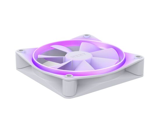 Кулер для корпуса NZXT F120RGB Single (White) (RF-R12SF-W1), изображение 5 Кулер для корпуса NZXT F120RGB Single (White) (RF-R12SF-W1), изображение 5