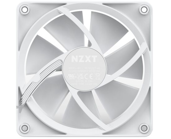 Кулер для корпуса NZXT F120RGB Single (White) (RF-R12SF-W1), изображение 6 Кулер для корпуса NZXT F120RGB Single (White) (RF-R12SF-W1), изображение 6