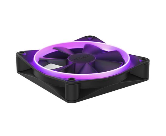 Кулер для корпуса NZXT F140RGB Single (Black) (RF-R14SF-B1), изображение 5 Кулер для корпуса NZXT F140RGB Single (Black) (RF-R14SF-B1), изображение 5