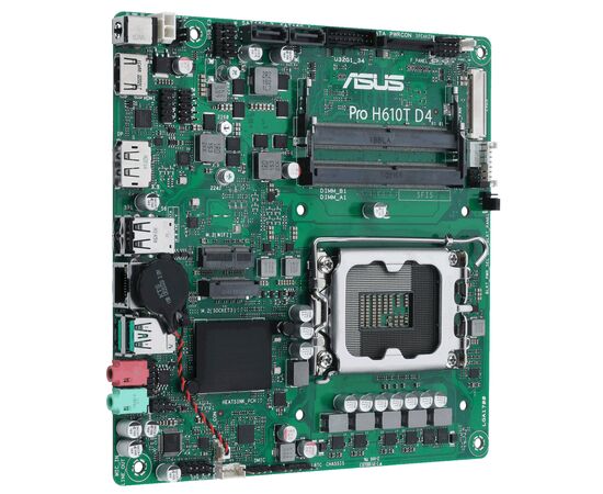 Материнська плата ASUS PRO H610T D4-CSM, зображення 3 Материнська плата ASUS PRO H610T D4-CSM, зображення 3