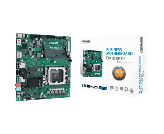 Материнская плата ASUS PRO H610T D4-CSM
