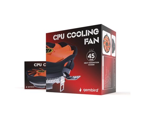Кулер до процесора Gembird CPU-HURACAN-X30, зображення 6 Кулер до процесора Gembird CPU-HURACAN-X30, зображення 6